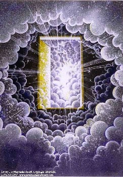 A picture of a doorway into Heaven.
