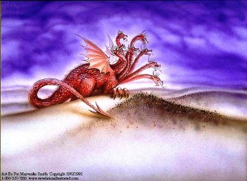 A picture of Satan loosed to go forth to deceive the nations.